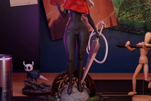 Trick or Treat Hornet Hollow Knight nsfw