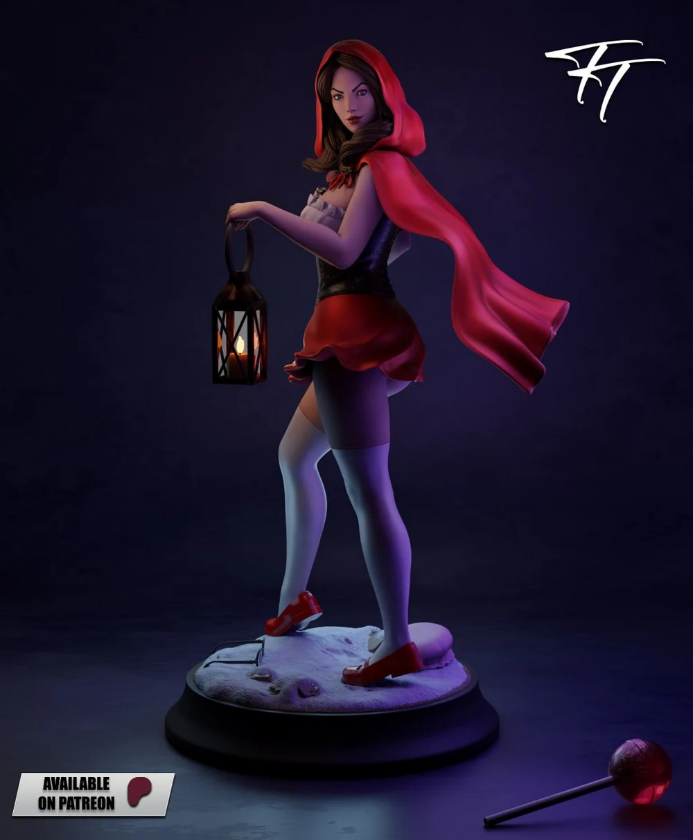 Trick or Treat – Little Red Riding Hood nsfw – STL 3D Print Model | AssetsFree.com Trick or Treat Little Red Riding Hood nsfw