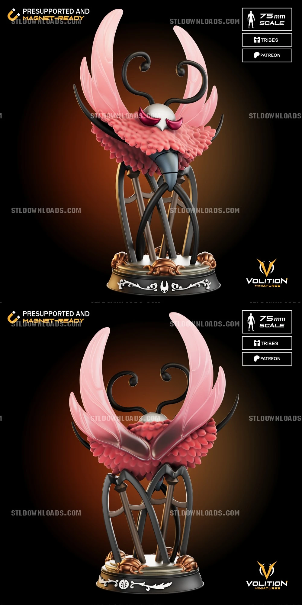 Trobbio Miniature Hollow Knight Silksong Fan Art