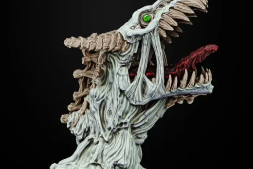 Undead Dragon head (Pre Supported) (Fotis Mint)