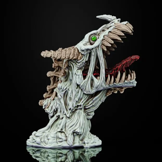 Undead Dragon head (Pre Supported) (Fotis Mint)