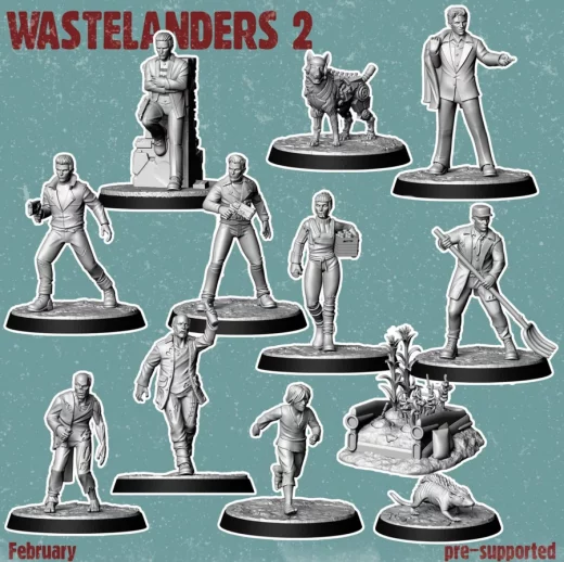 Vermilion Miniatures Wastelanders