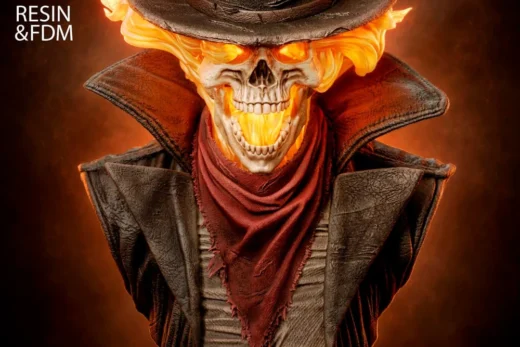 Wicked Ghost Rider Billy Bust Portrait