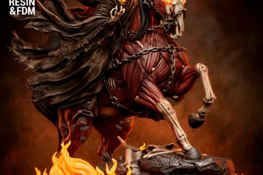 Wicked Ghost Rider Caleb Sculpture