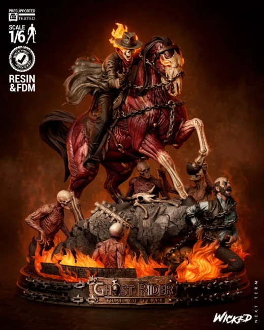 Wicked Ghost Rider Caleb and Billy Diorama (2)