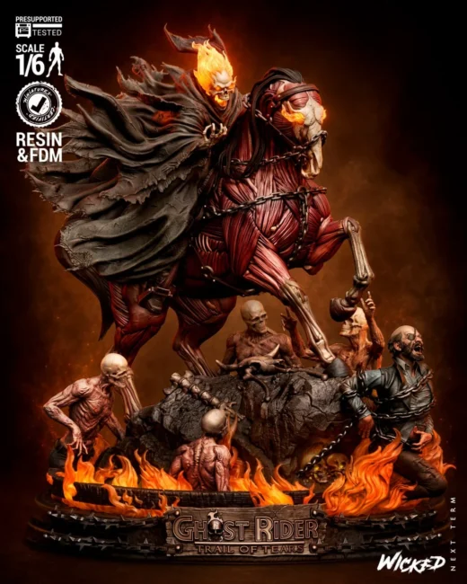 Wicked Ghost Rider Caleb and Billy Diorama