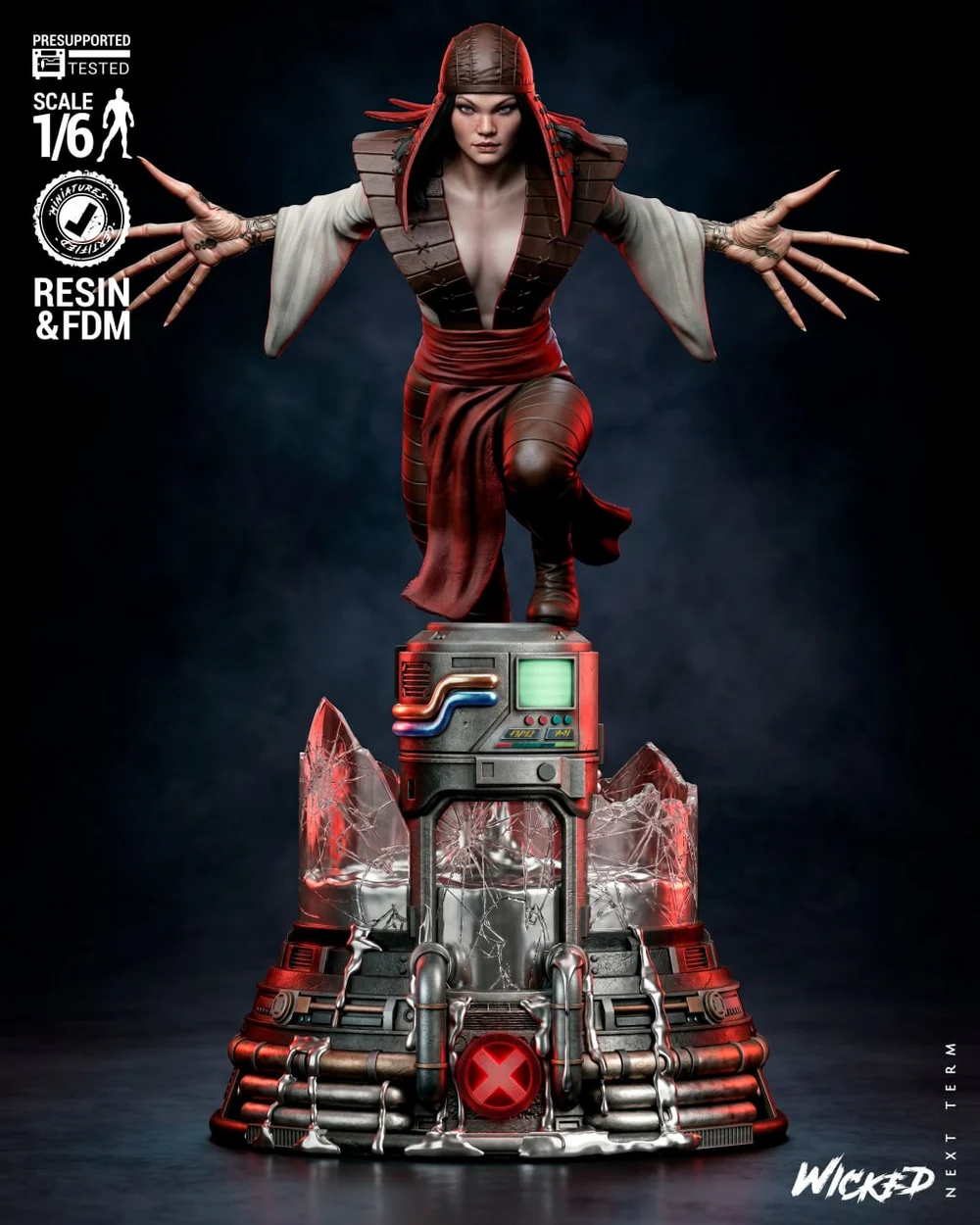 Wicked Lady Deathstrike Sculpture