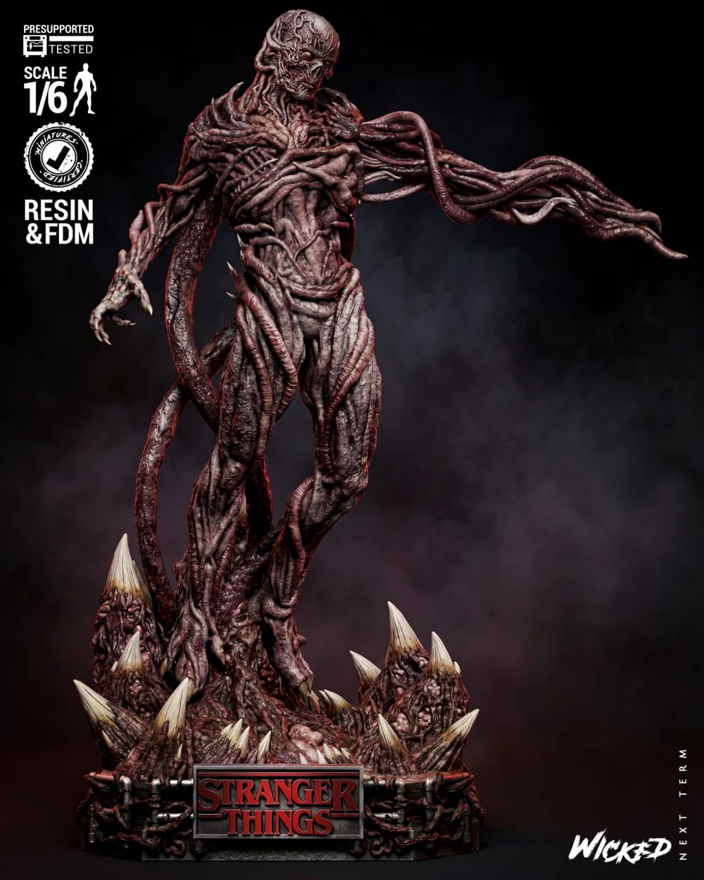 Wicked Vecna Sculpture