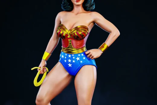 Wonder Woman Lynda Carter Bruno Art 3D SFW + NSFW