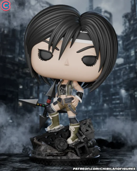 Yuffie Funko FF Advent Children Chibi Land Figures
