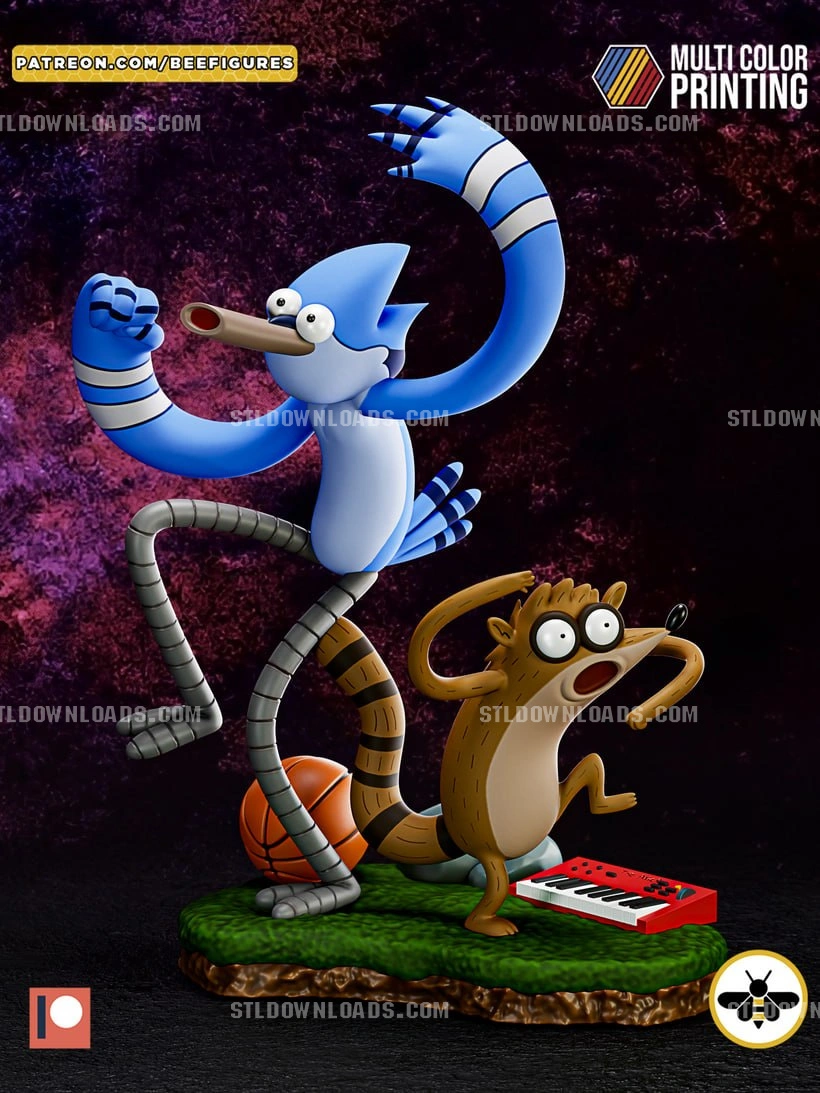 Bee Mordecai & Rigby