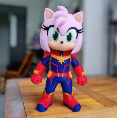 Captain amy amy rose x captain marvel fan art no ams