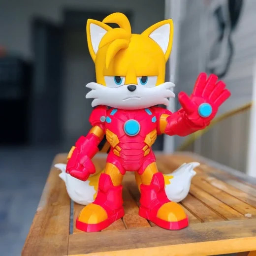 Iron tails tails x iron man fan