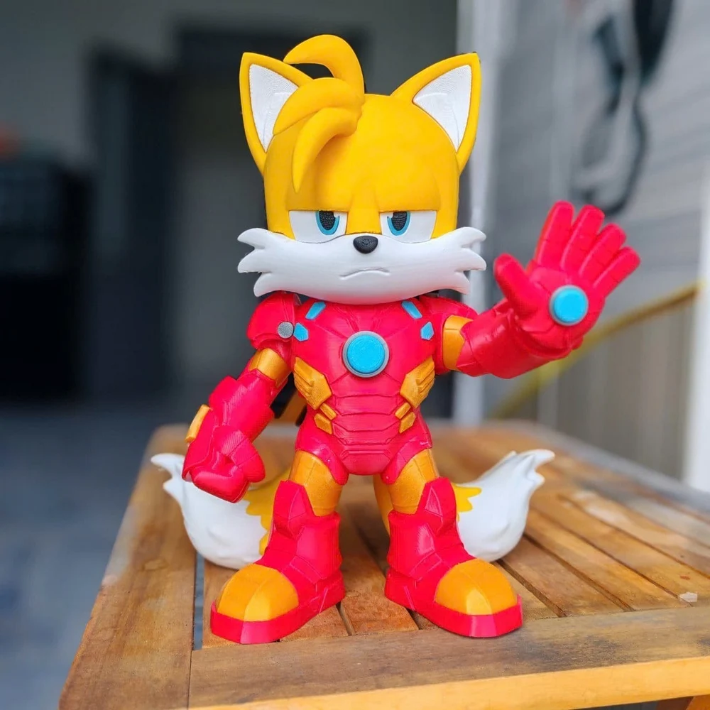 Iron tails tails x iron man fan