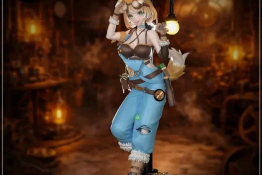 Josei sculpts Bonnie Barkswell