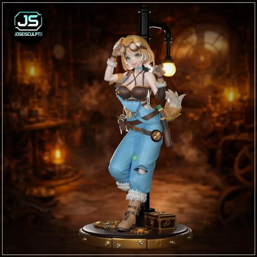 Josei sculpts Bonnie Barkswell