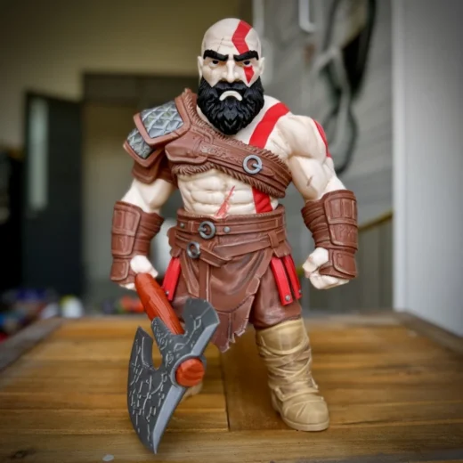 Kratos fan art no ams multiparts 3mf