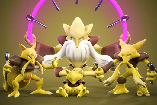 Megaalakazam,alakazam,kadabra, megaalakazam