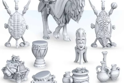 Scenery elements from the kush empire
