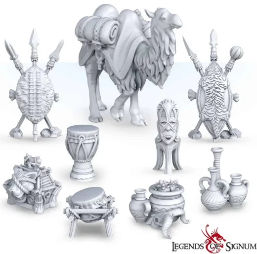 Scenery elements from the kush empire
