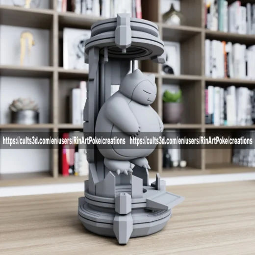 Snorlax in the lab from pokemon PLANET STL