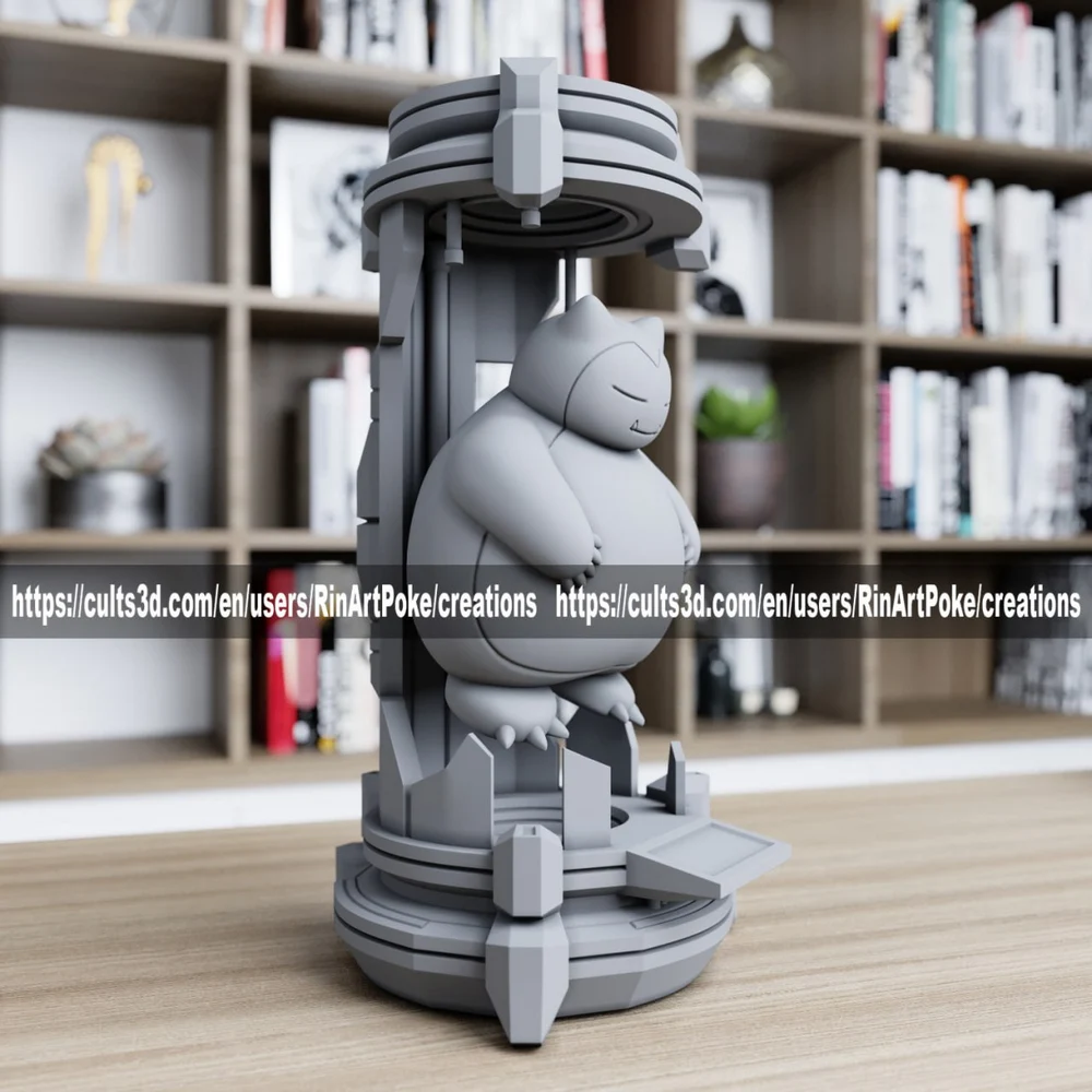 Snorlax in the lab from pokemon PLANET STL