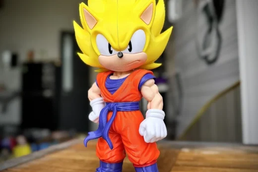 Sonic goku fan art no ams multiparts