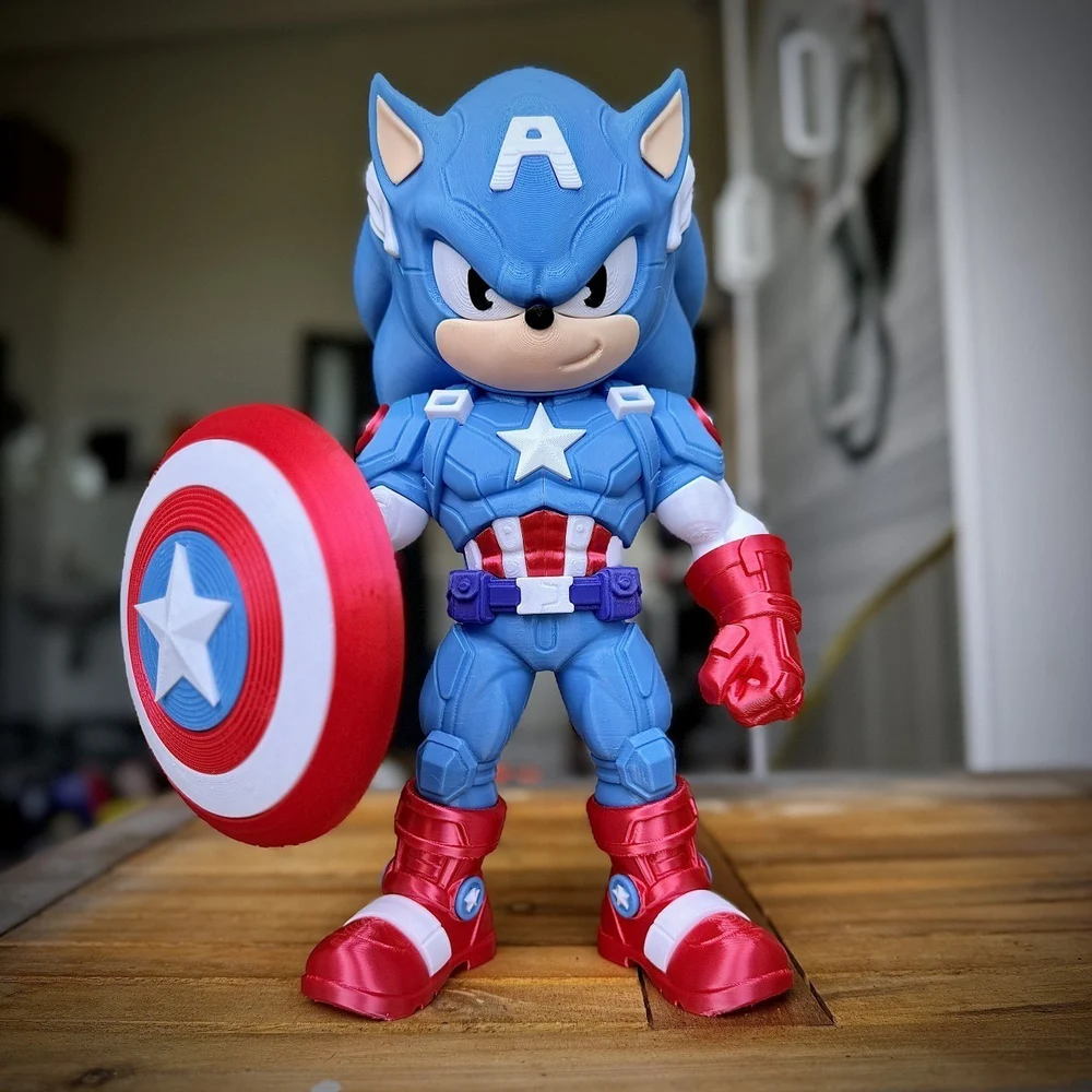 Sonic captain america fan art no ams multiparts