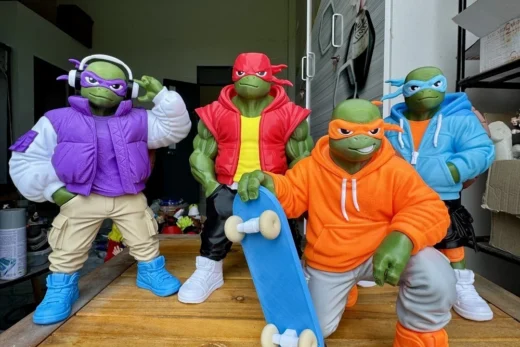 Tmnt urban vibes fan art no ams multiparts 3mf full