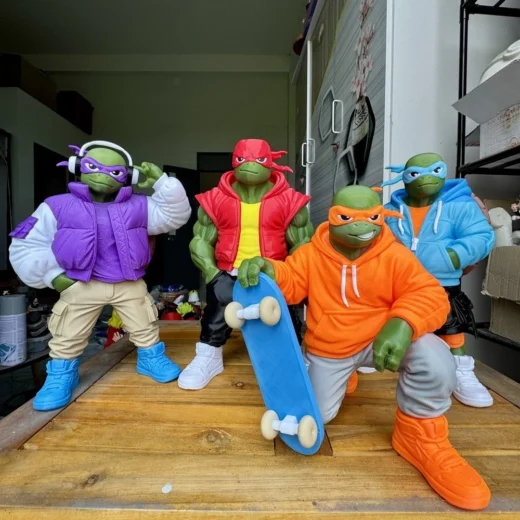 Tmnt urban vibes fan art no ams multiparts 3mf full