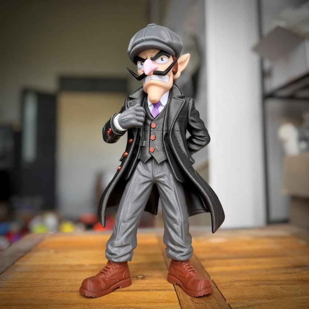 Waluigi peaky blinders urban vibes fan art no ams