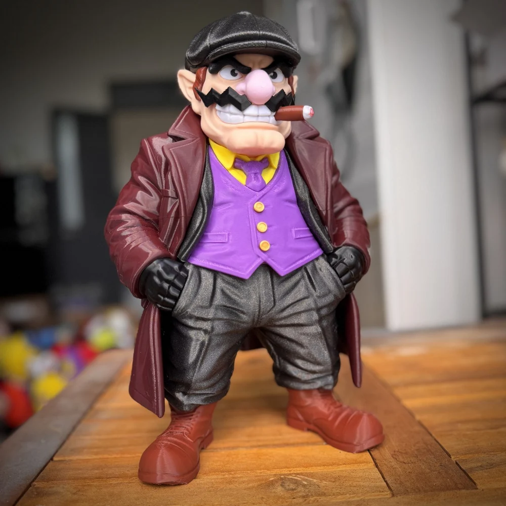 Wario peaky blinders urban vibes fan art no ams
