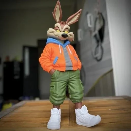 Wile e coyote urban vibes fan art no ams multiparts