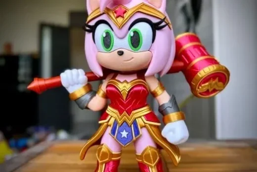 Wonder amy fan art no ams multiparts 3mf wonder wom