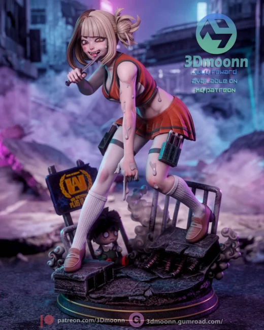 3Dmoonn My Hero Academy Himeko Toga