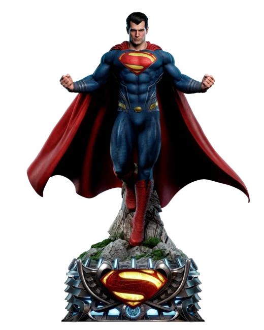 B3dserk Man of Steel Superman Sculpture