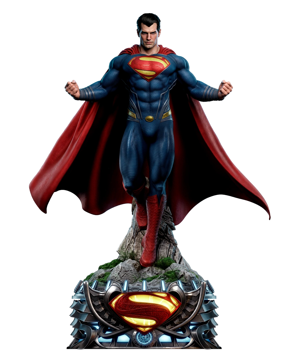 B3dserk Man of Steel Superman Sculpture