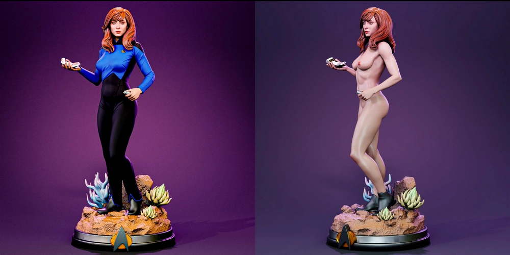 BrunoArt3D – Beverly Crusher nsfw