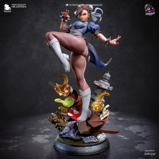 Bulkamancer Sculpts Chun Li