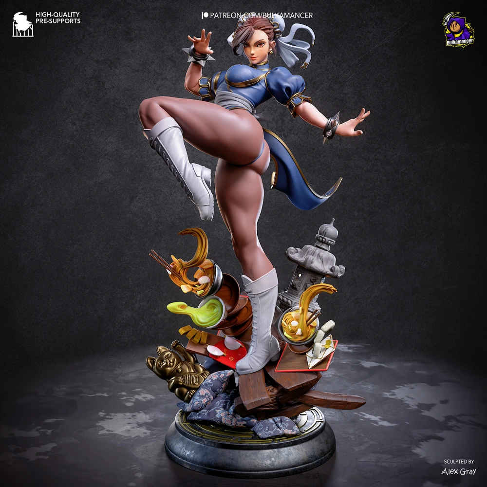 Bulkamancer Sculpts Chun Li