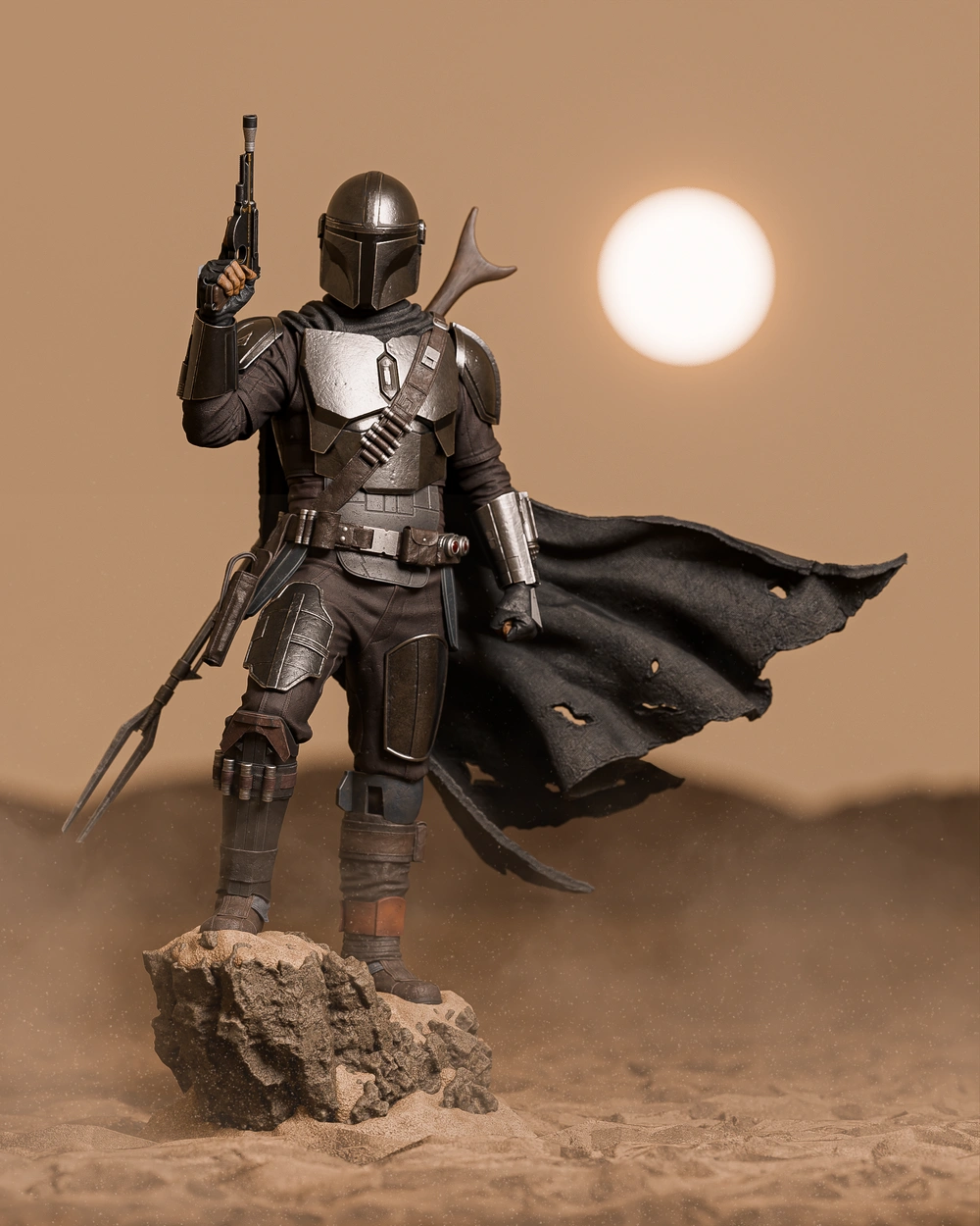 CA 3D StudiosTheMandalorian – STL 3D Print Model | AssetsFree.com CA 3D StudiosTheMandalorian