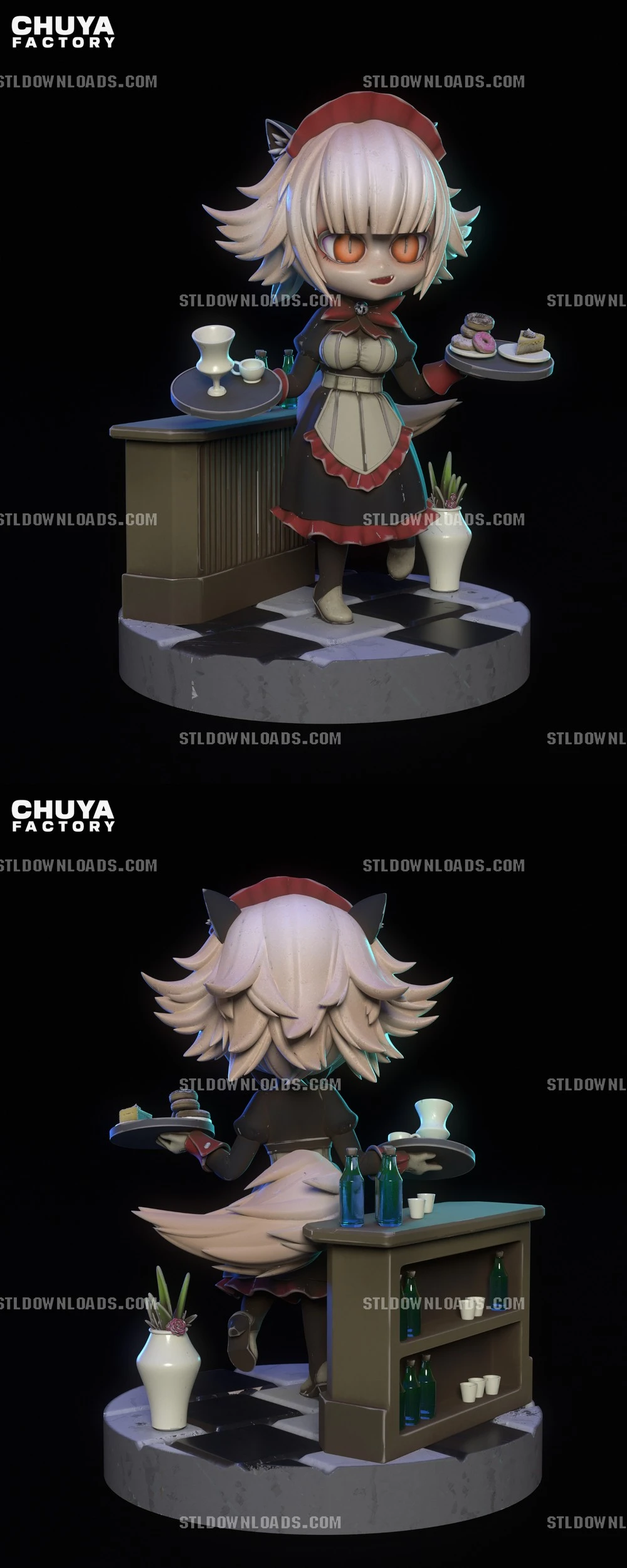 Cat Maid Chibi Chuya Factory