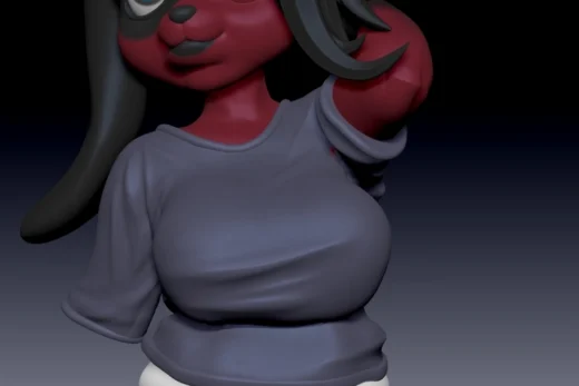 Cherry Animalcrossing bust