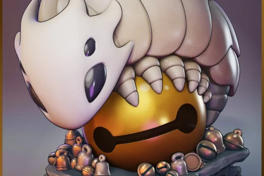 Chibi Bell Beast Hollow Knight Silksong