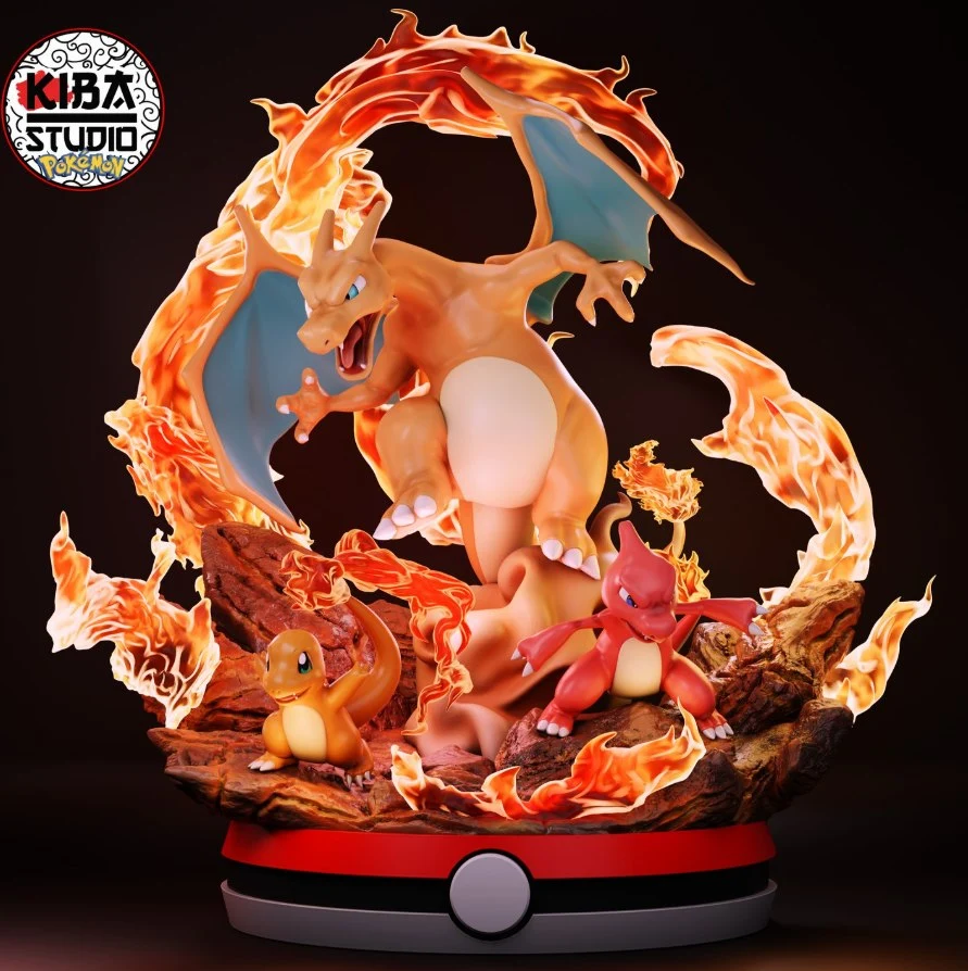 DIORAMA CHARMANDER – STL 3D Print Model | AssetsFree.com DIORAMA CHARMANDER