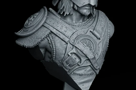 Dragonborn Bust TanukiFigures