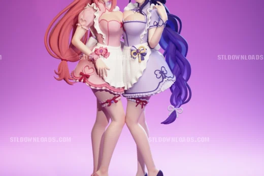 Eggma Studios – Raiden Shogun and Yae Miko – 3D Print Model STL