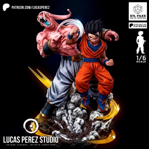 Gohan Definitvo vs Super Buu Lucas Perez