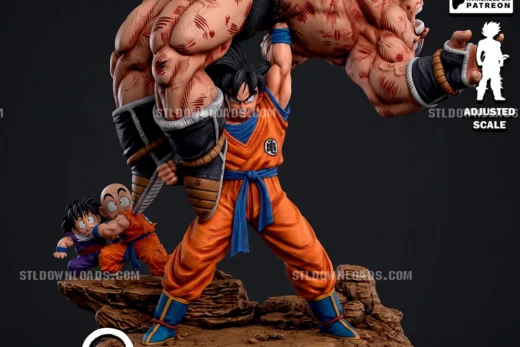 Goku vs Nappa Dragon Ball