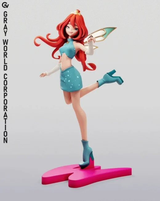 Gray World Corporation Bloom Fairy Form 2 Winx Club (R)